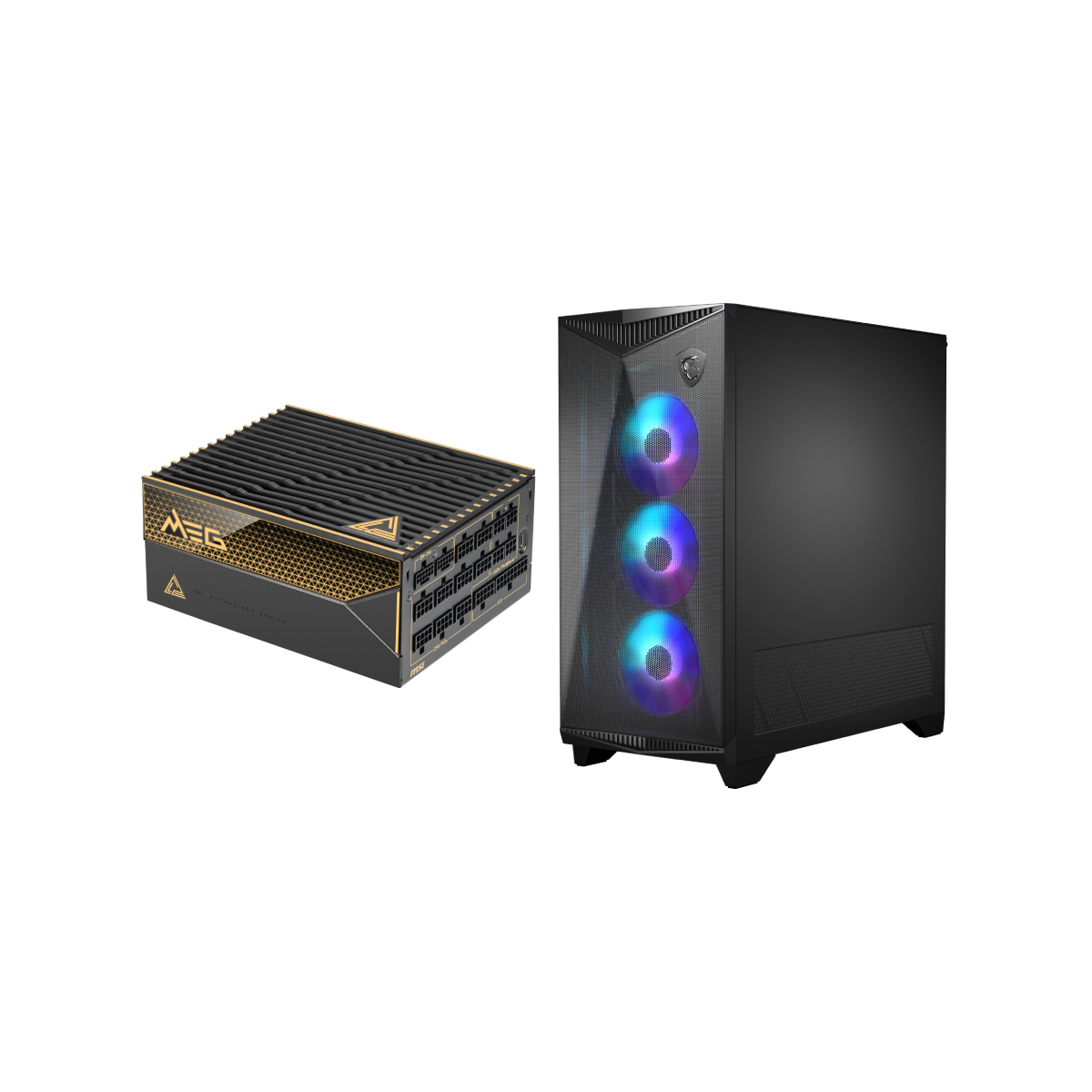 Podstawowy zestaw komponentów - Zasilacze + Obudowy