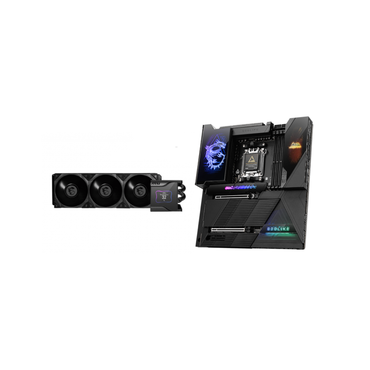 Podstawowy zestaw komponentów - Płyta główna + Chłodzenie wodne