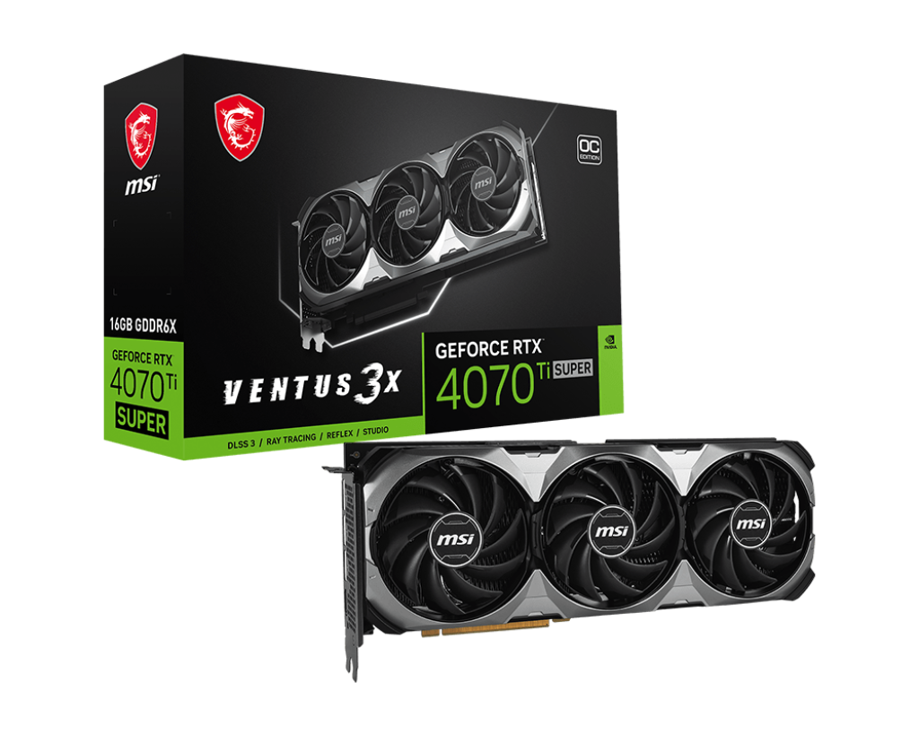 GeForce RTX 4070 Ti SUPER 16G VENTUS 3X OC – Sklep online