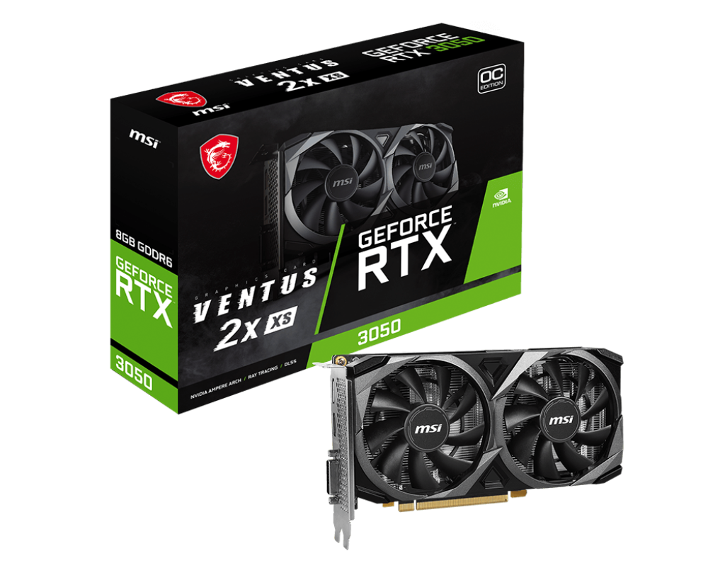 絵画 MSI GeForce RTX 3050 VENTUS 2X XS 8G OC GeForce RTX 3050 VENTUS 2X XS 8G OC | Karty graficzne