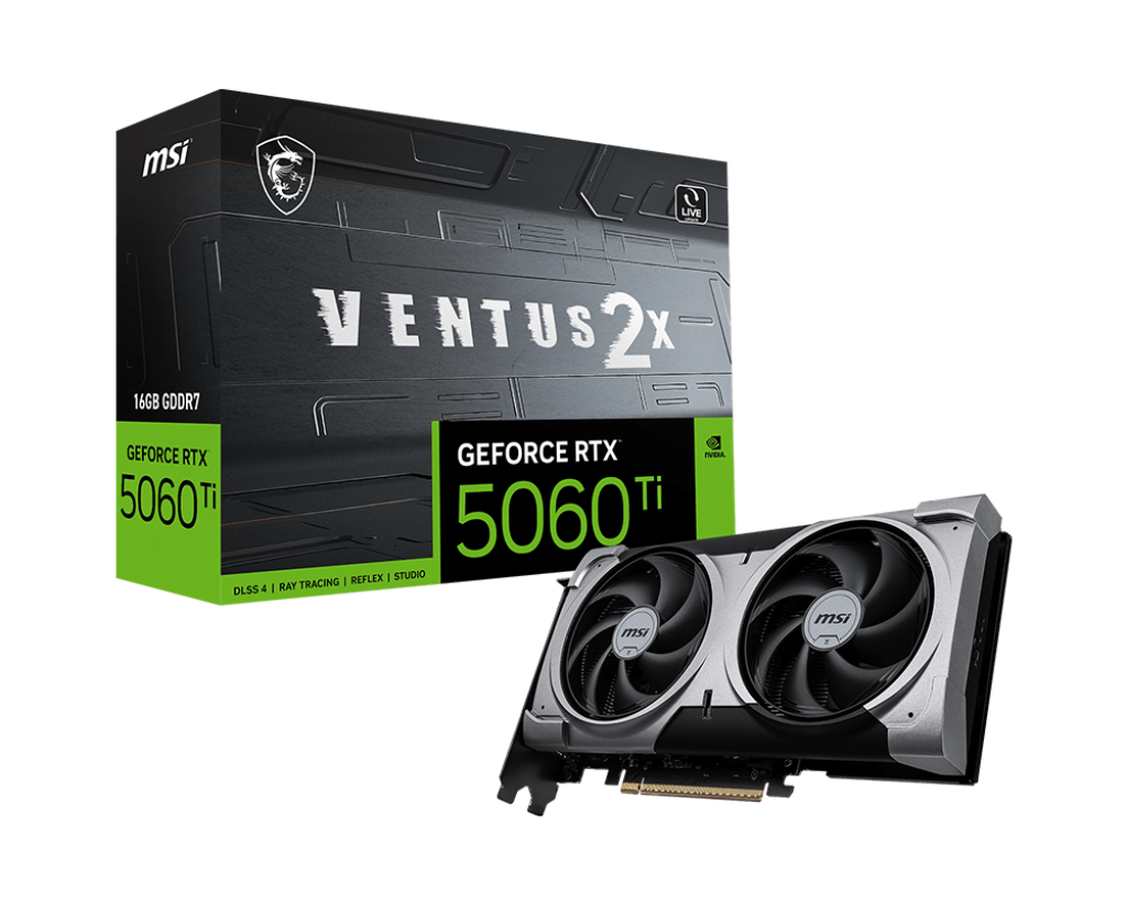 GeForce RTX 5060 Ti 16G VENTUS 2X PLUS | Karty graficzne