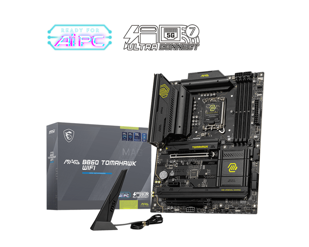 MSI MAG B860 TOMAHAWK WIFI – Buduj Sprytnie, Graj Gotowy