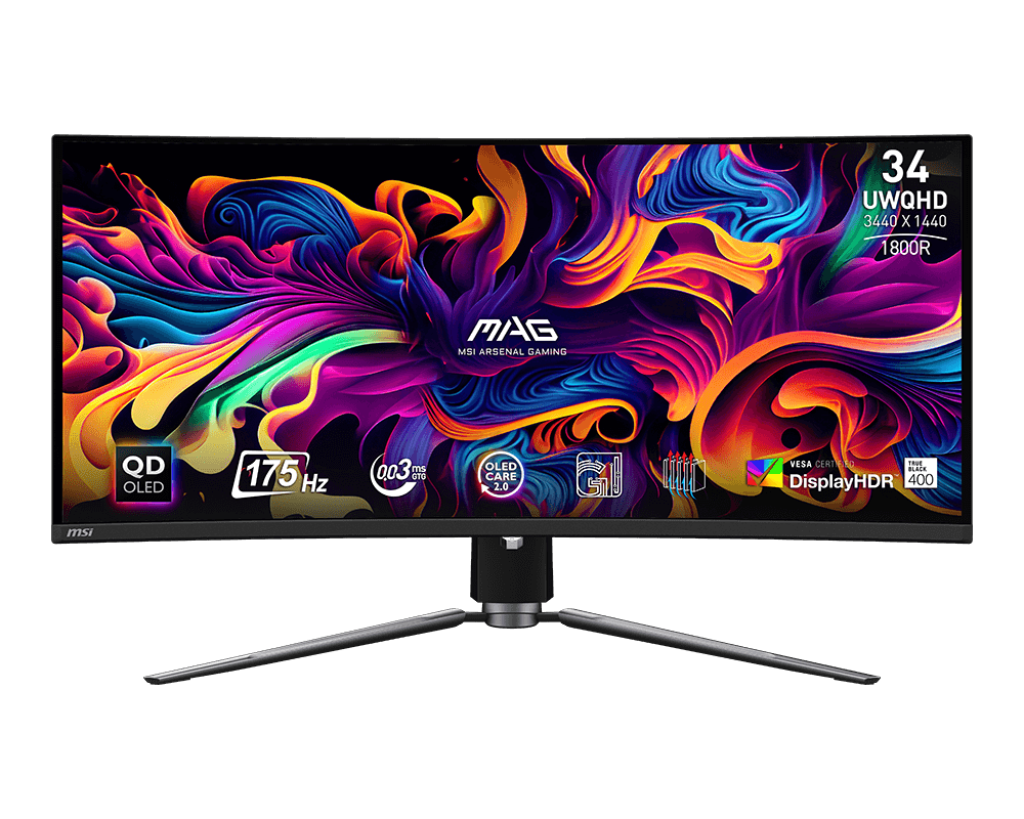 MAG 341CQP QD-OLED | MSI Monitory Gamingowe