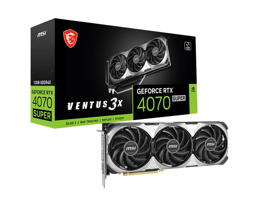 GeForce RTX 4070 SUPER 12G VENTUS 3X