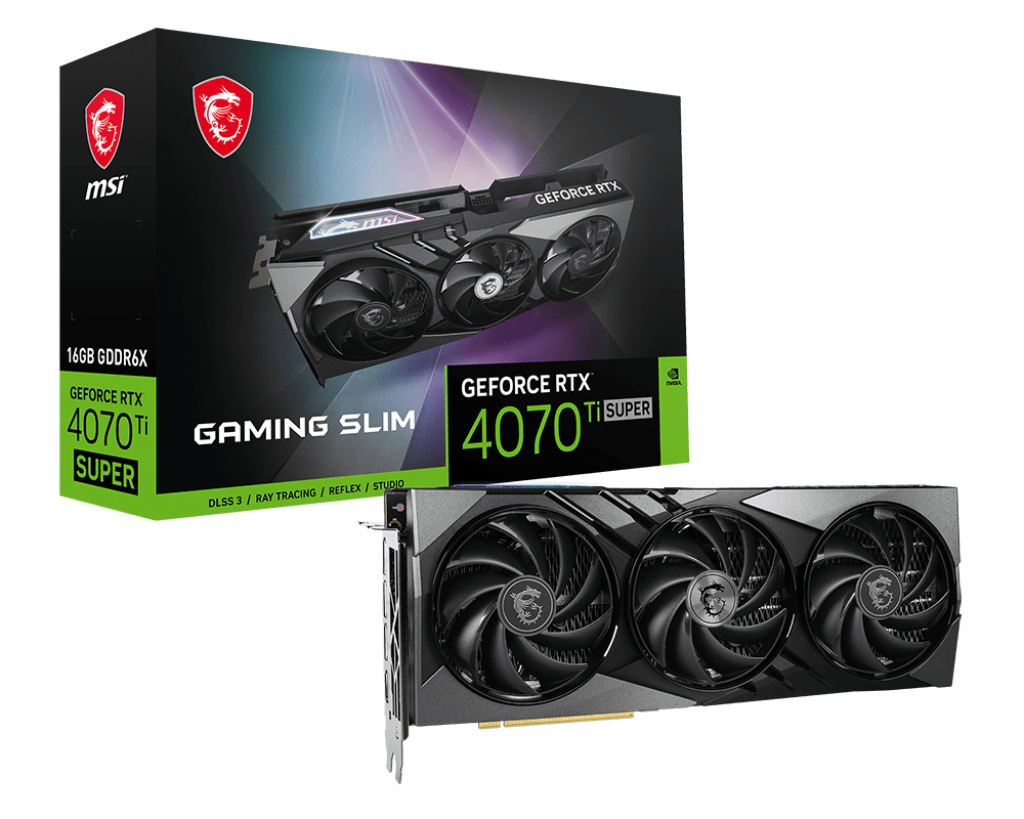 [Otrzymaj kod Steam o wartości 40€] GeForce RTX 4070 Ti SUPER 16G GAMING SLIM