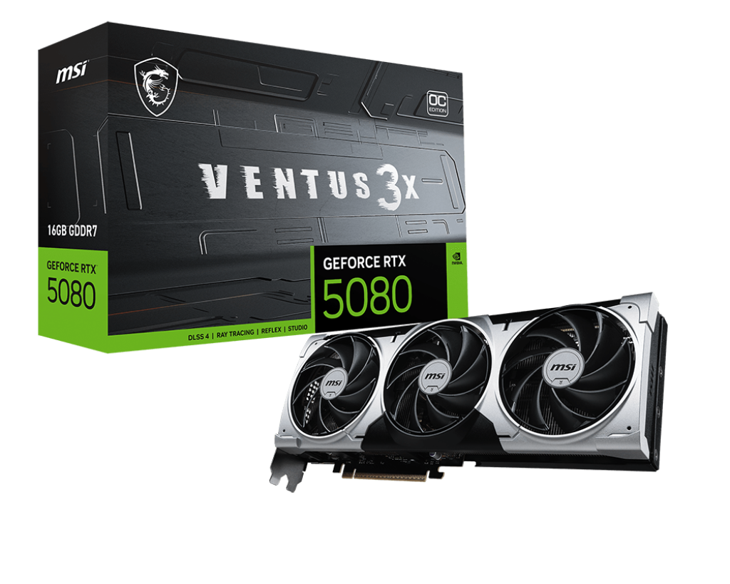 GeForce RTX 5080 16G VENTUS 3X OC PLUS | Karty graficzne