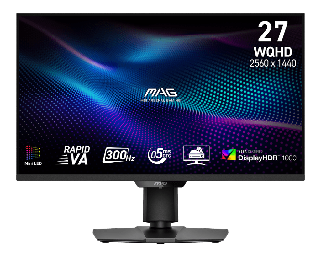MSI MAG 274QPF X30MV | 27 cali | QHD | 300 Hz | Rapid VA | MSI Monitory Gamingowe