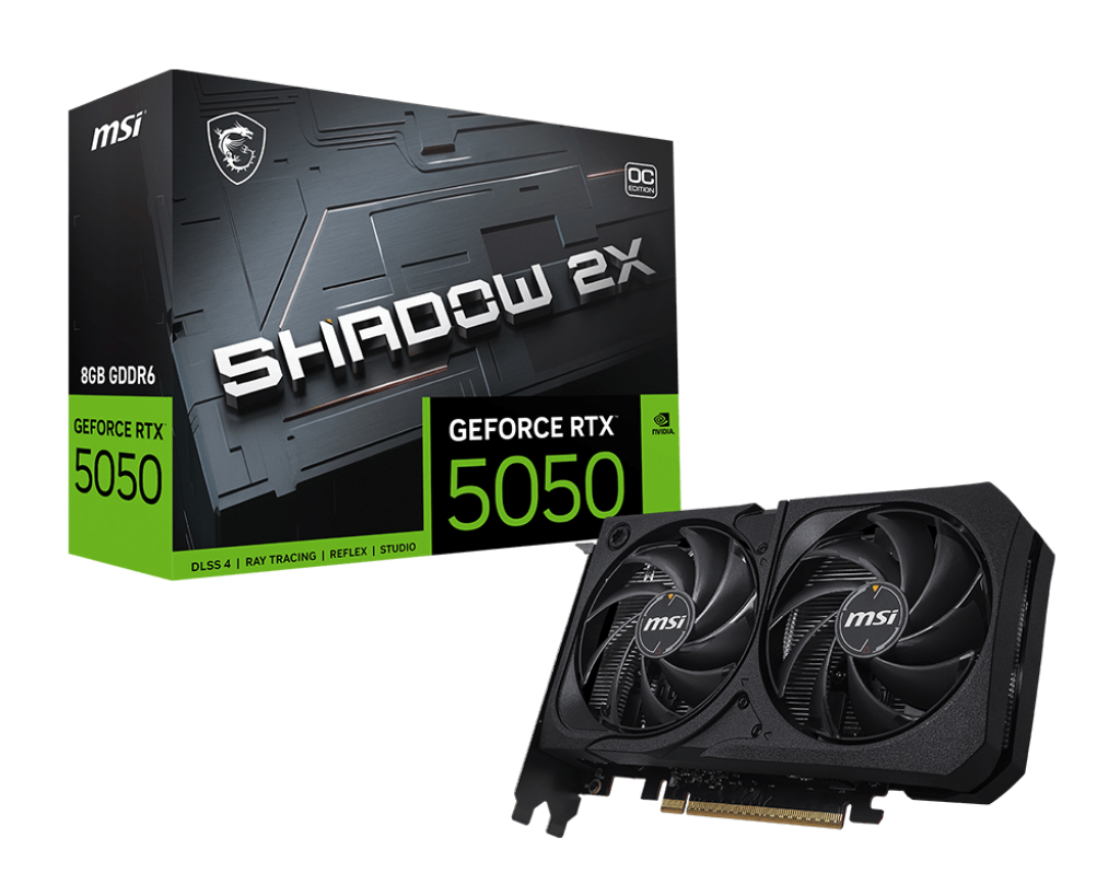 GeForce RTX 5050 8G SHADOW 2X OC | Karty Graficzne
