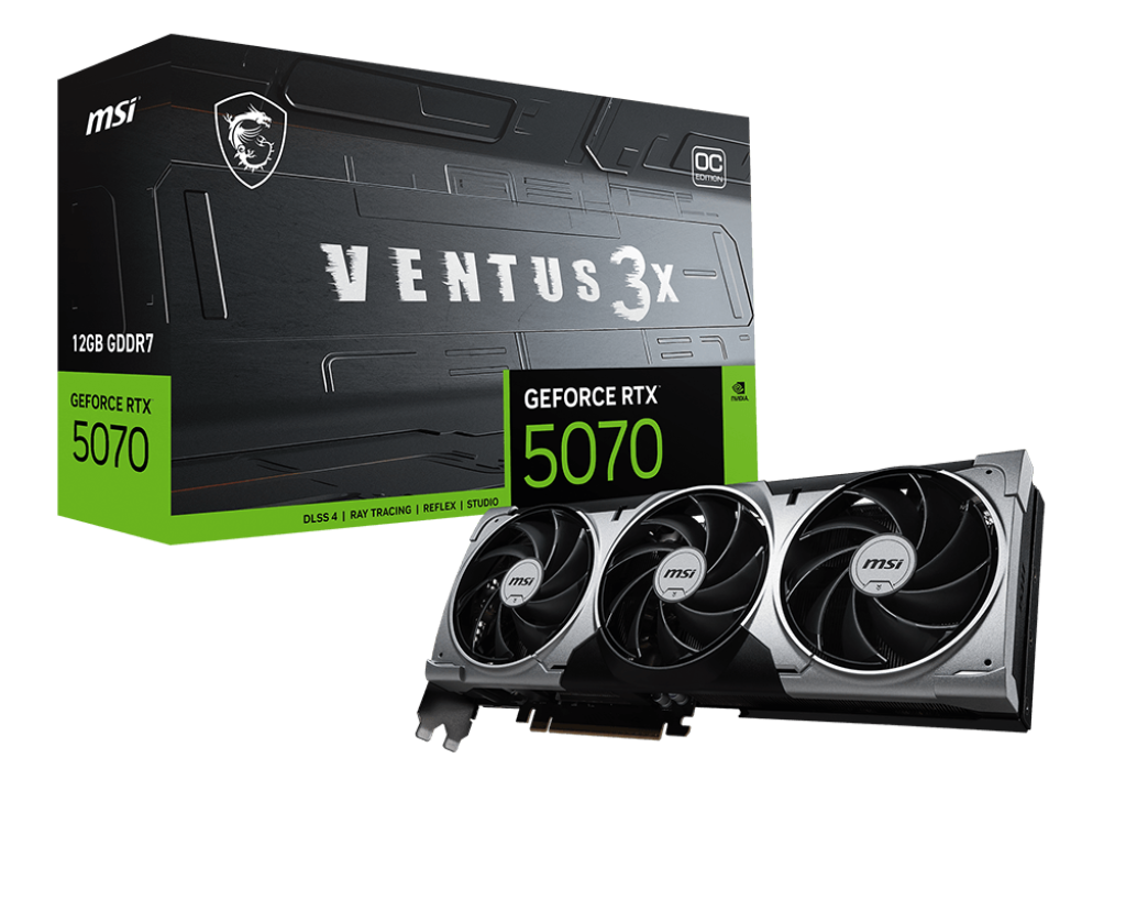 GeForce RTX 5070 12G VENTUS 3X OC | Karty graficzne