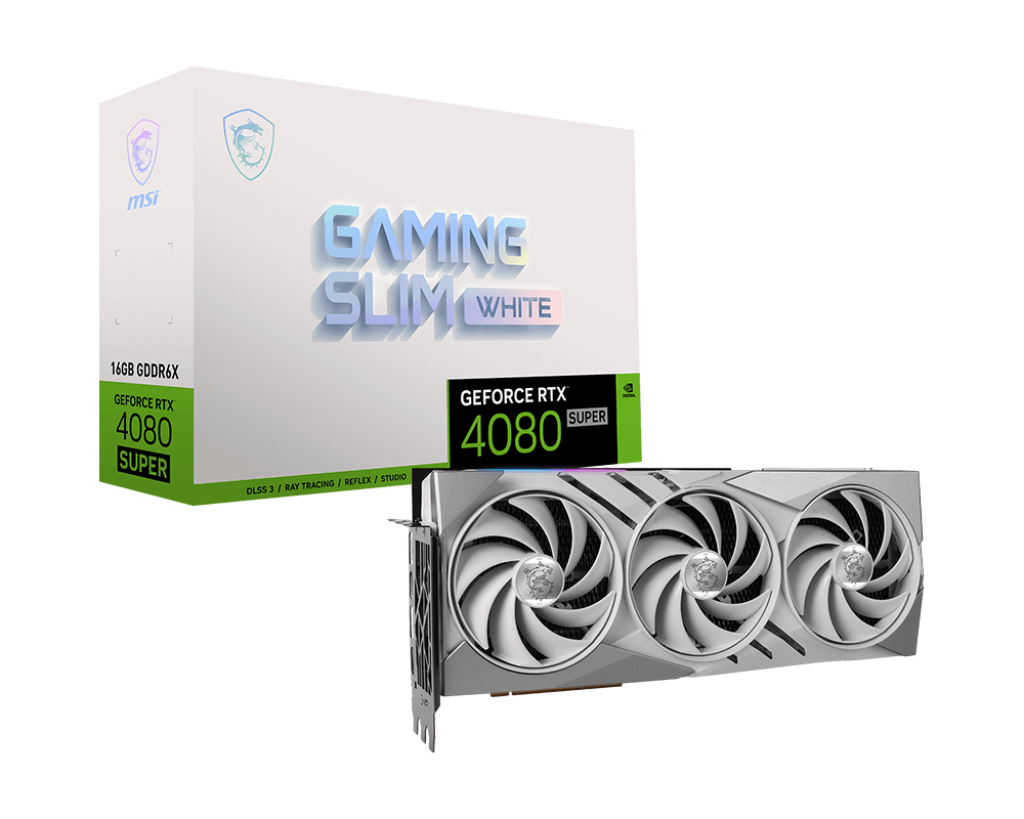 GeForce RTX 4080 SUPER 16G GAMING SLIM WHITE