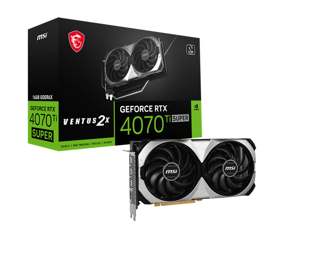 【新品】MSI GeForce RTX4070Ti SUPER VENTUS2X GeForce RTX 4070 Ti SUPER 16G VENTUS 2X – Sklep online MSI