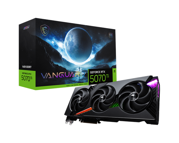 GeForce RTX 5070 Ti 16G VANGUARD SOC | Karty graficzne – Sklep
