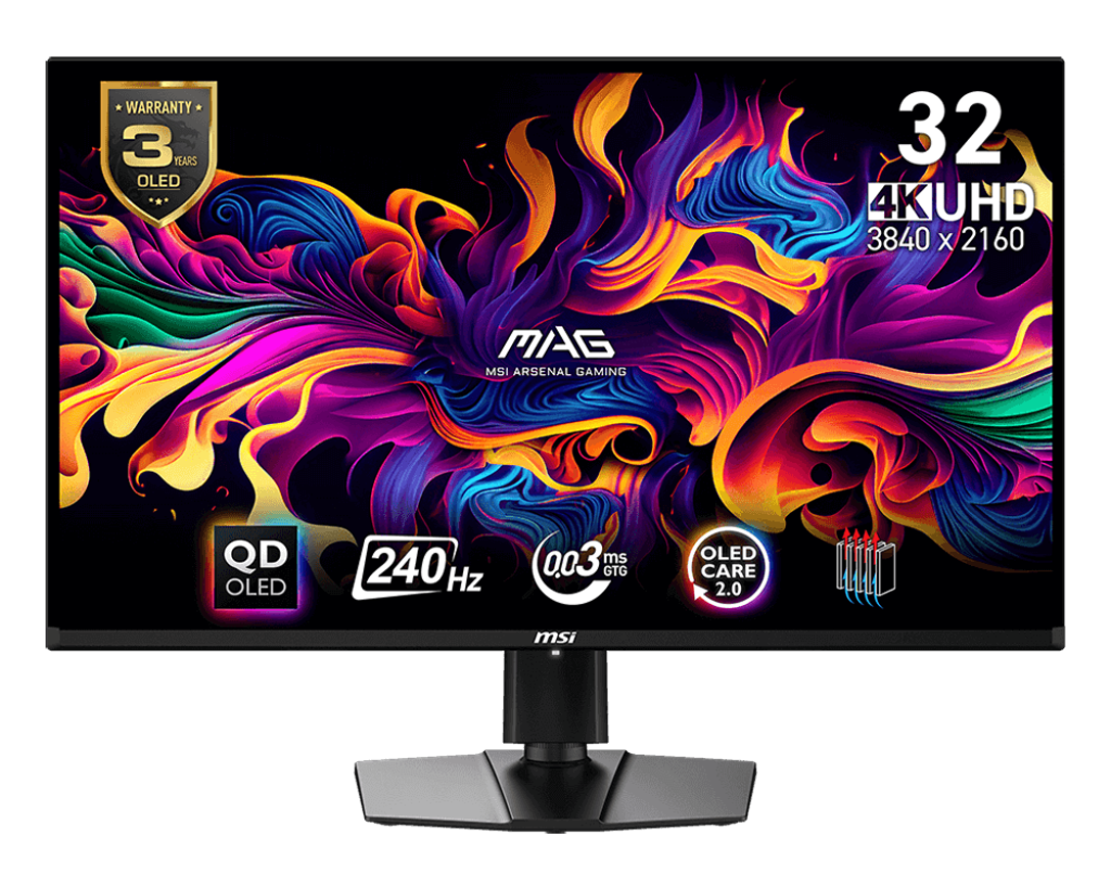 MAG 321UPX QD-OLED | MSI Monitory Gamingowe