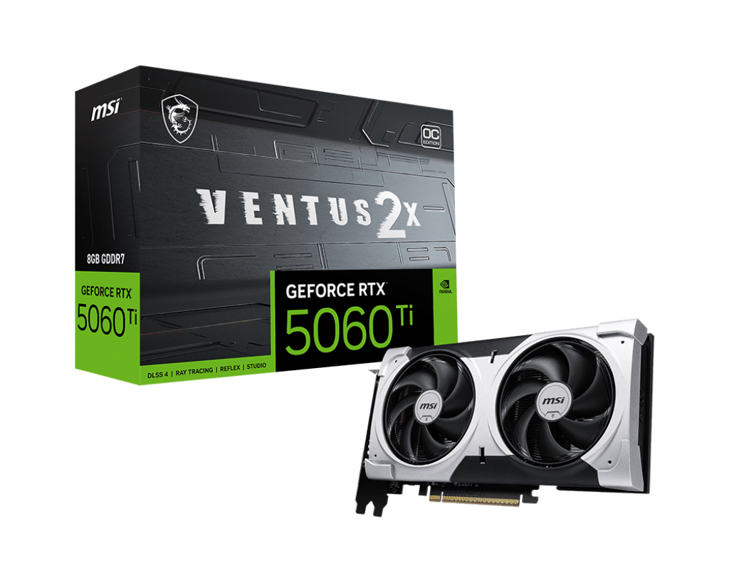 GeForce RTX 5060 Ti 8G VENTUS 2X OC PLUS | Karty graficzne