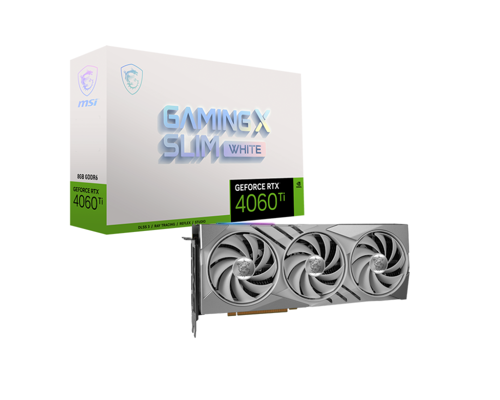 GeForce RTX 4060 Ti GAMING X SLIM WHITE 16G