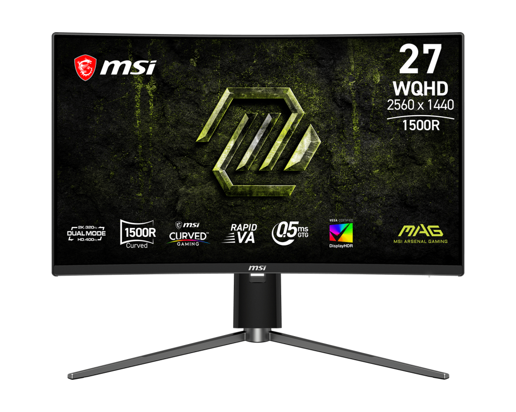 MAG 274CQPDF X32 | 27 cali | QHD | 320 Hz | Rapid VA Curve | MSI Monitory Gamingowe