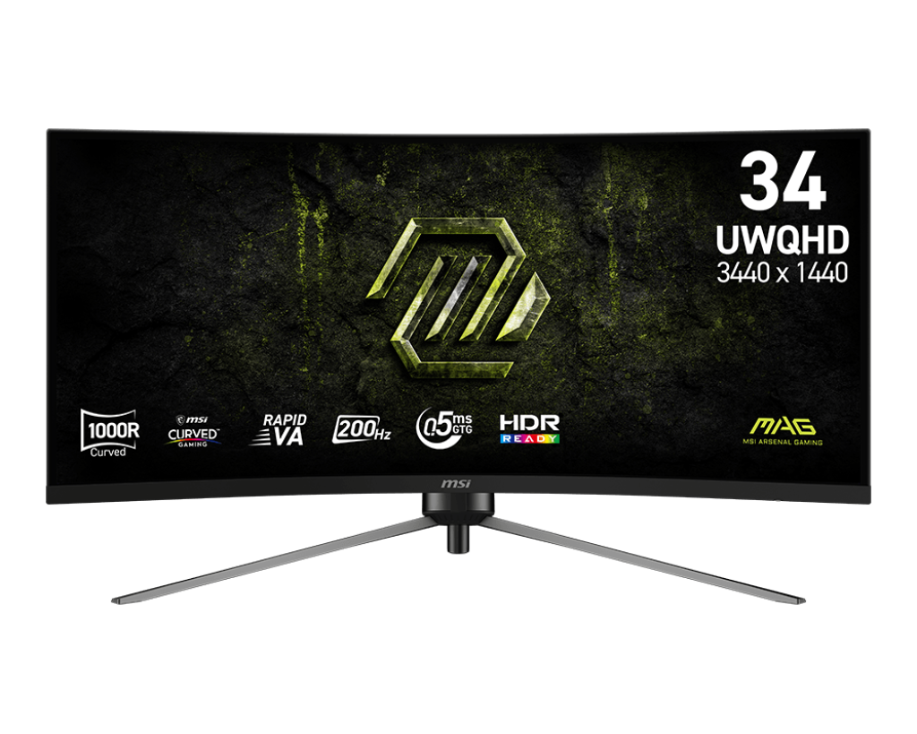 MAG 345CQRF E20 | 34 cale | UWQHD | 200 Hz | VA | MSI Monitory Gamingowe
