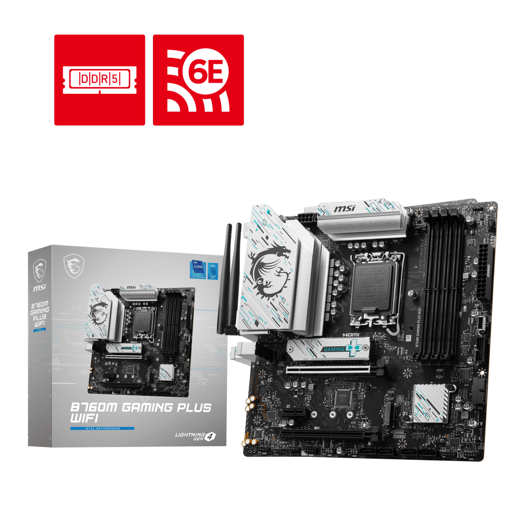 MSI B760M GAMING PLUS WIFI – Podnieś Swoją Rozgrywkę
