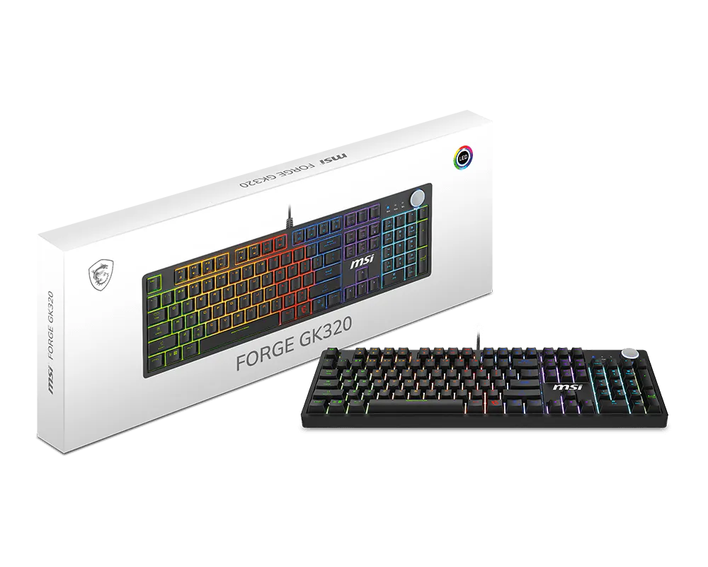 FORGE GK320 RED US | Klawiatury Gamingowe