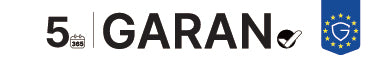 5-year warranty