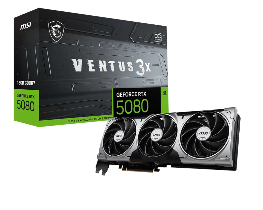 GeForce RTX 5080 16G VENTUS 3X OC | Karty graficzne