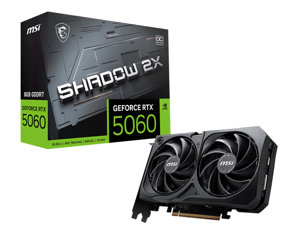 GeForce RTX 5060 8G SHADOW 2X OC | Karty graficzne