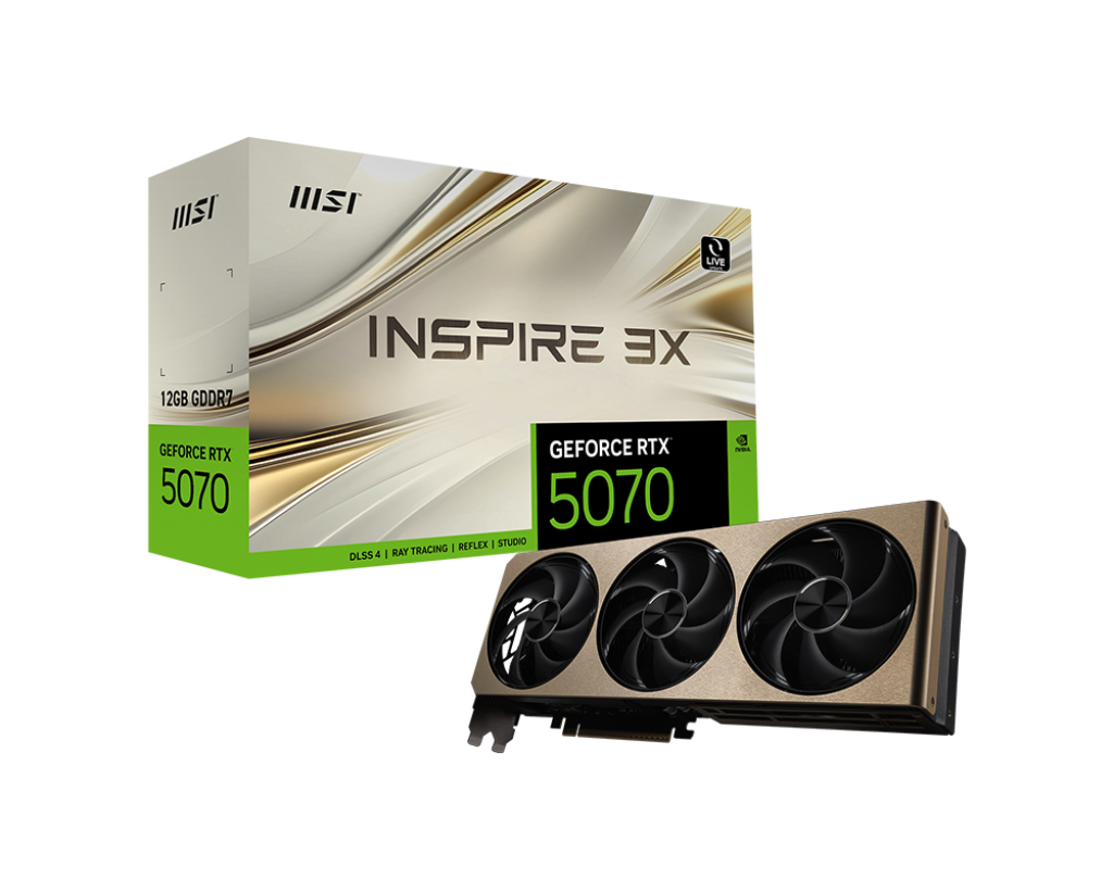 GeForce RTX 5070 12G INSPIRE 3X | Karty graficzne