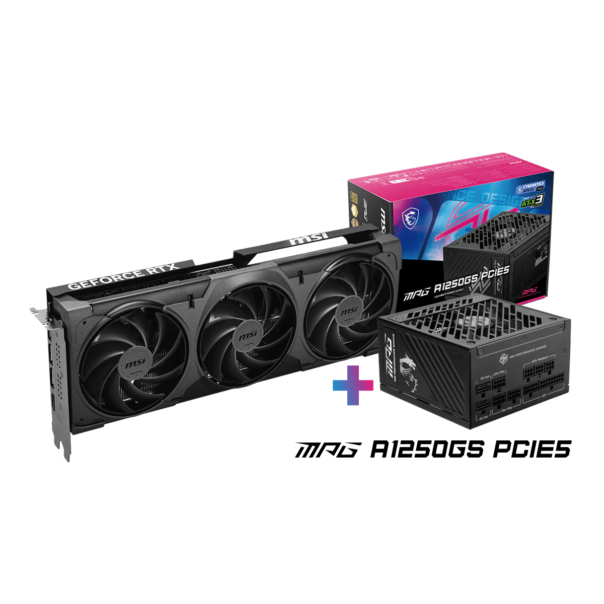 GEFORCE RTX 5080 16G VENTUS 3X OC + MPG A1250GS PCIE5 BUNDLE
