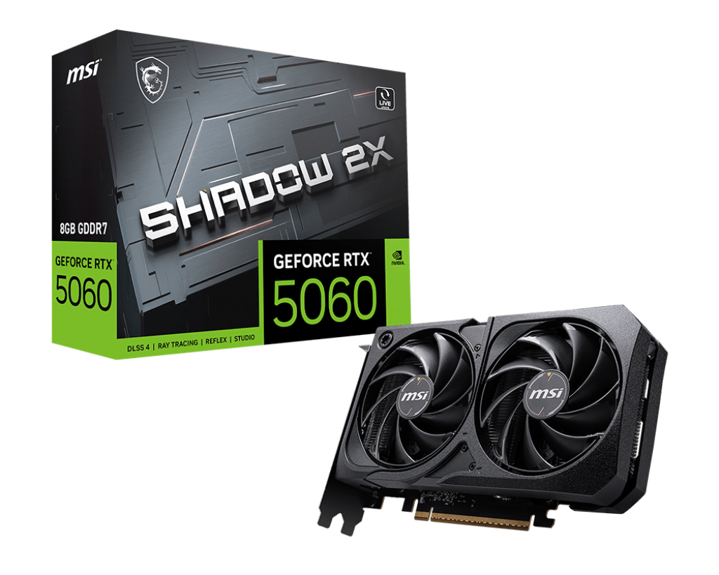 MSI GeForce RTX 5060 Shadow 2X OC 8GB