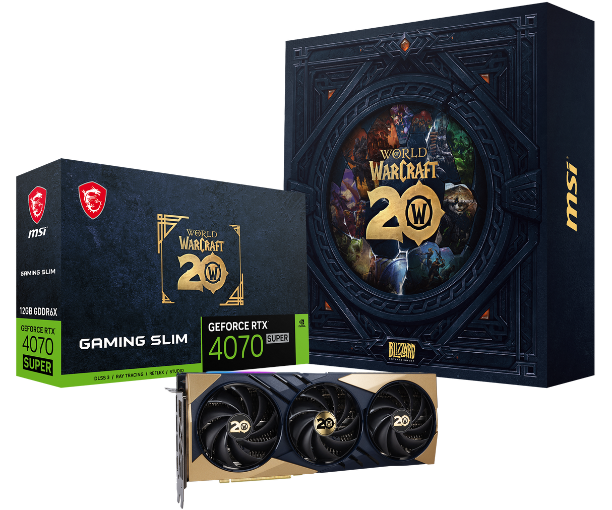 GeForce RTX 4070 SUPER 12G GAMING SLIM World of Warcraft EDITION