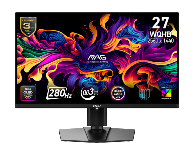 MAG 271QP QD-OLED X28 | MSI Monitory Gamingowe
