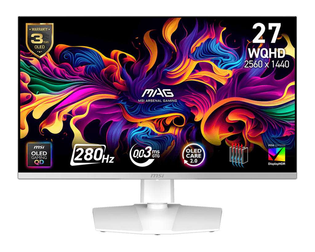 MAG 272QPW QD-OLED X28 | MSI Monitory Gamingowe