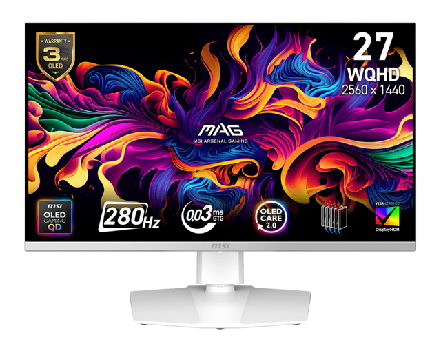 MAG 272QPW QD-OLED X28 | MSI Monitory Gamingowe