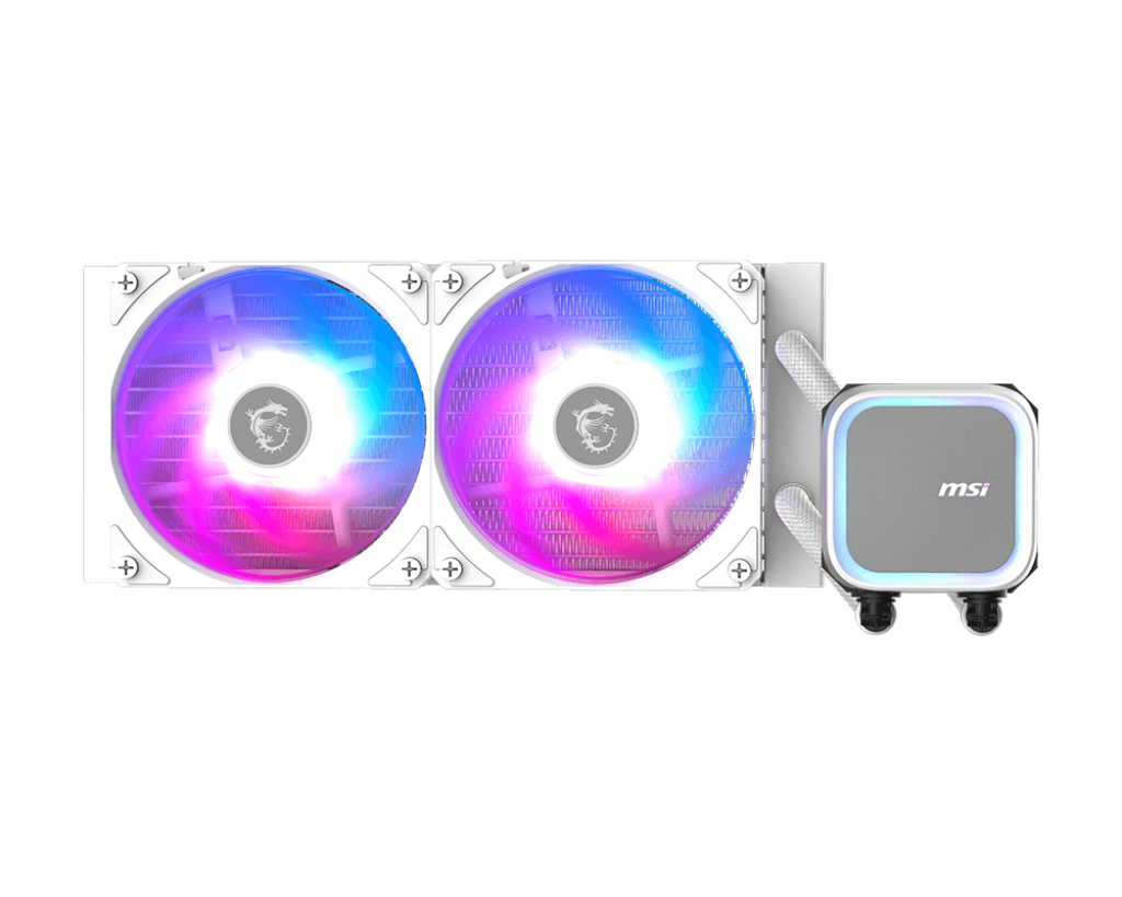MSI MAG CORELIQUID A13 240 WHITE – Cichy Wydajny Cooler AIO