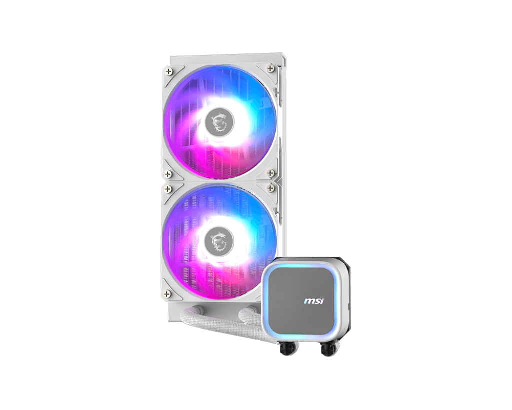MSI MAG CORELIQUID A13 240 WHITE – Cichy Wydajny Cooler AIO