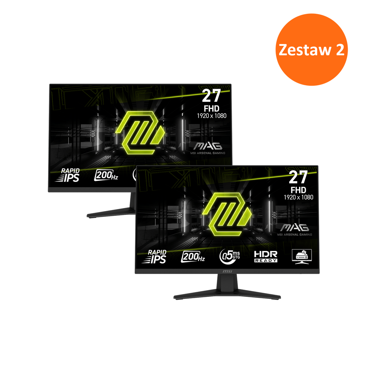 Zestaw 2 - MAG 274F | MSI Monitory Gamingowe