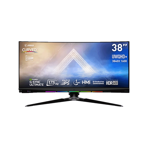 MSI Optix MEG381CQR PLUS 早めに削除あり MSI 38 cale 175Hz UWQHD G-Sync Ultimate Monitory gamingowy