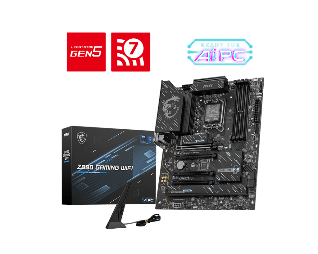 MSI Z890 GAMING WIFI – Płyta główna ATX LGA1851 Wi-Fi 7