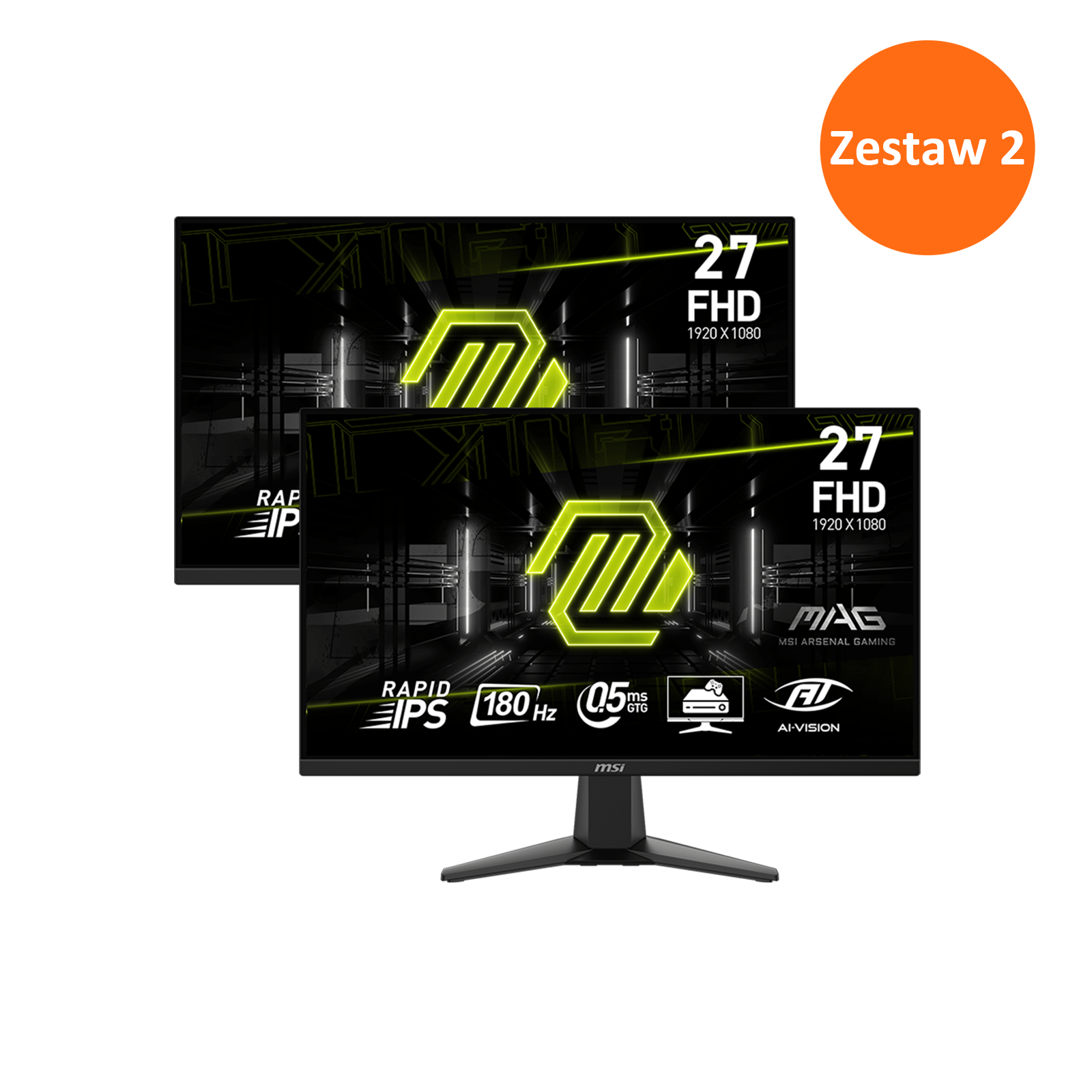 Zestaw 2 - MAG 275F | MSI Monitory Gamingowe
