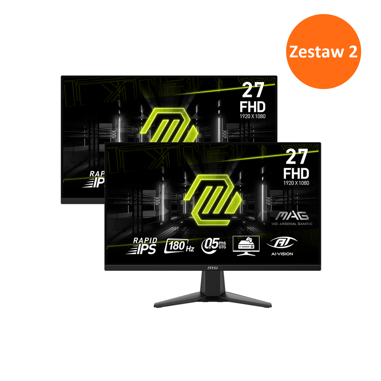Zestaw 2 - MAG 275F | MSI Monitory Gamingowe
