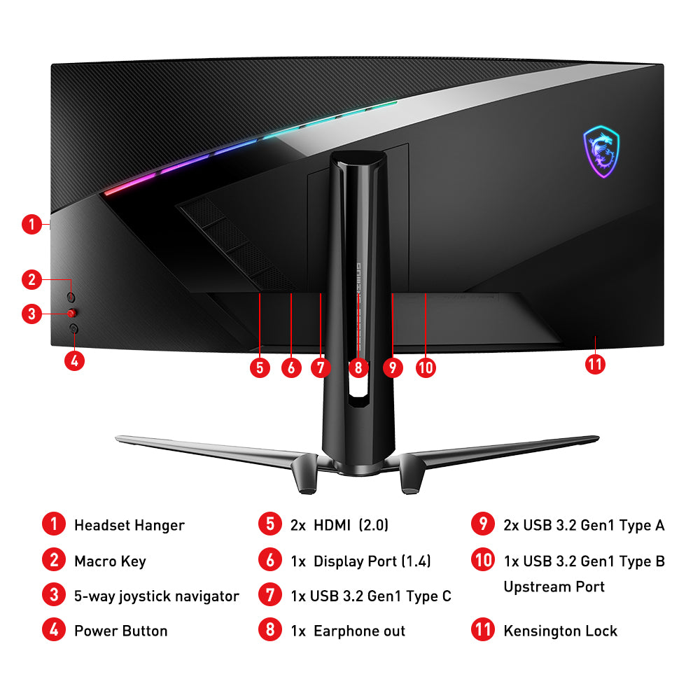 MPG ARTYMIS 343CQR | MSI Monitory Gamingowe