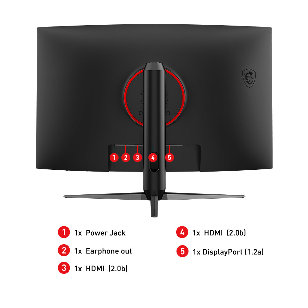 MSI 32 cale 165Hz WQHD FreeSync Zakrzywiony Monitory