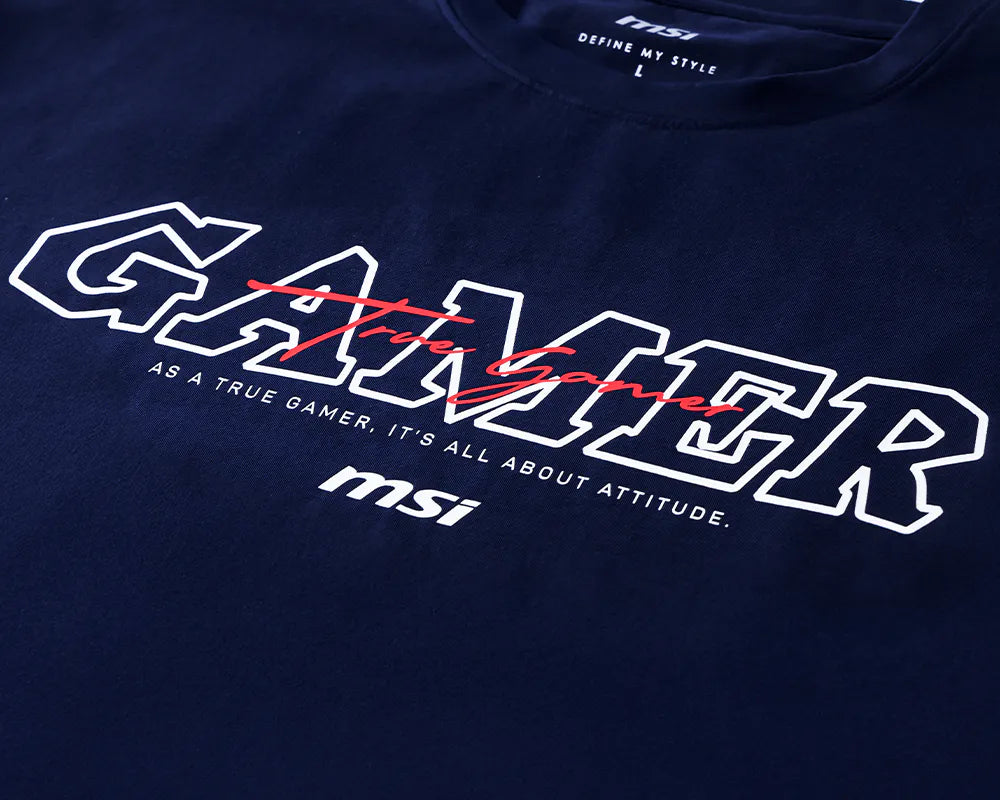 Gamer Series Cooling T-shirt Navy Blue - Rozmiar 2XL