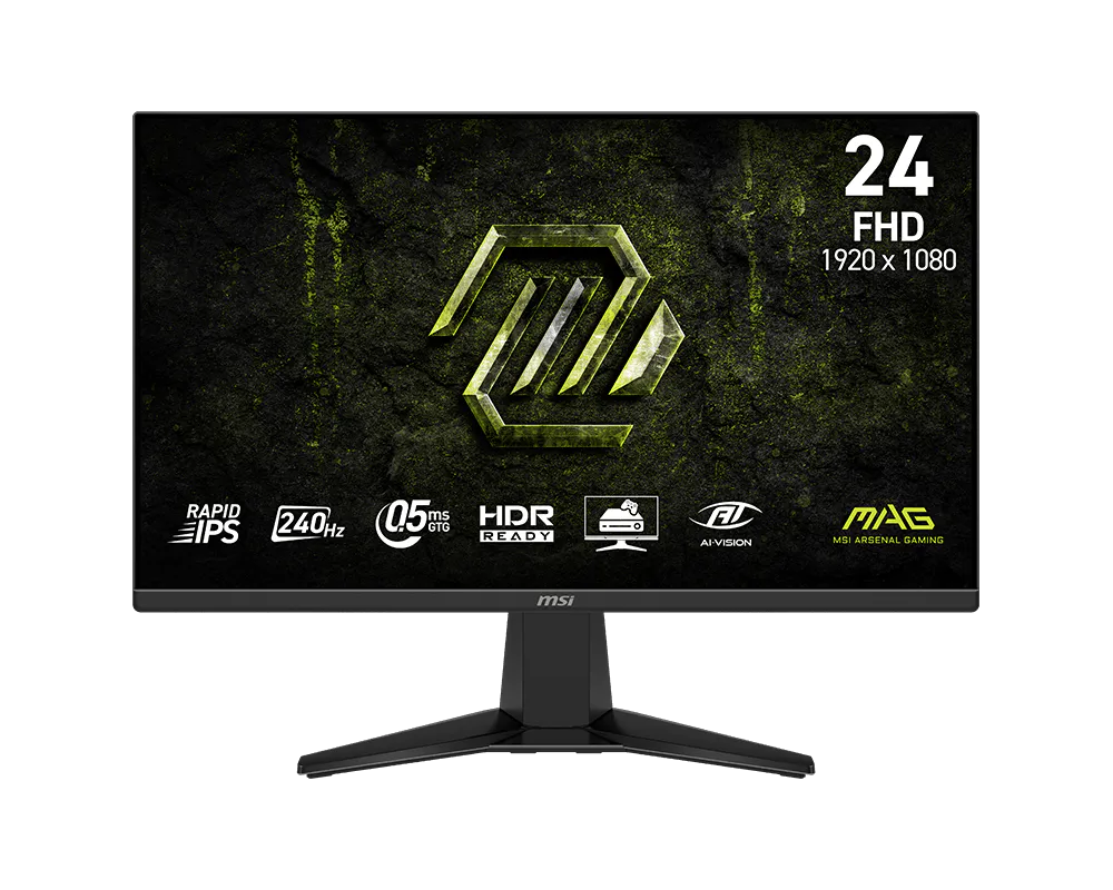 MSI MAG 245F X24 | 23,8 cala | FHD | 240 Hz | Rapid IPS | MSI Monitory Gamingowe