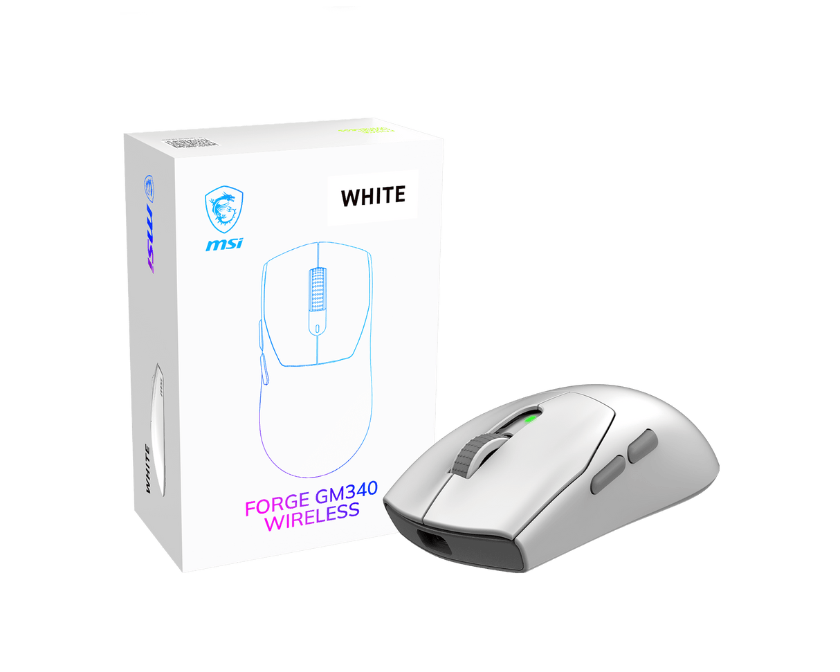 FORGE GM340 W WHITE | Myszki Gamingowe