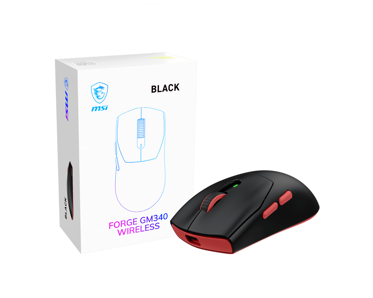 FORGE GM340 W BLACK | Myszki Gamingowe