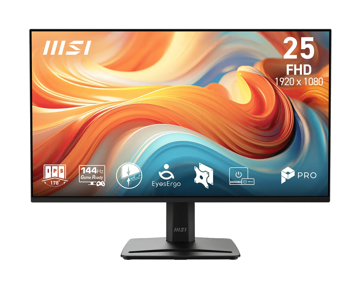 MSI PRO MP251 E14A | 24,5 cala | FHD | 144 Hz | IPS | MSI Monitory Pro