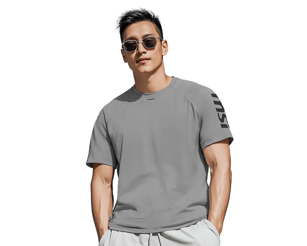 Gamer Series Wicking Raglan T-shirt Light Gray - Rozmiar XL