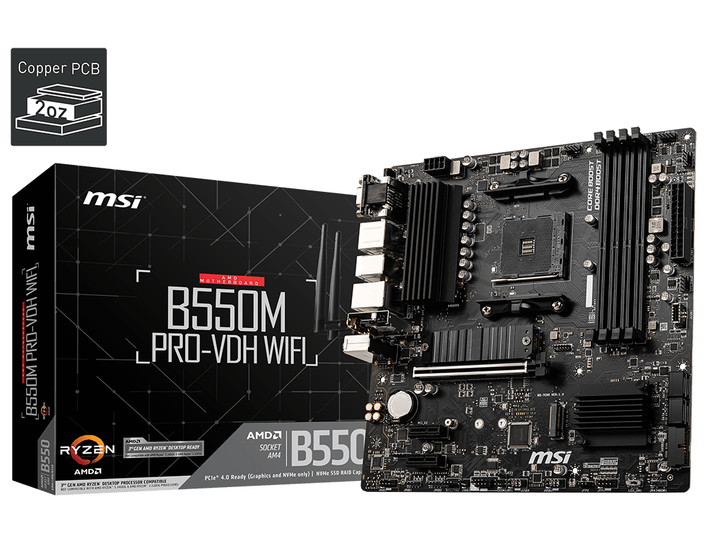 B550M PRO-VDH