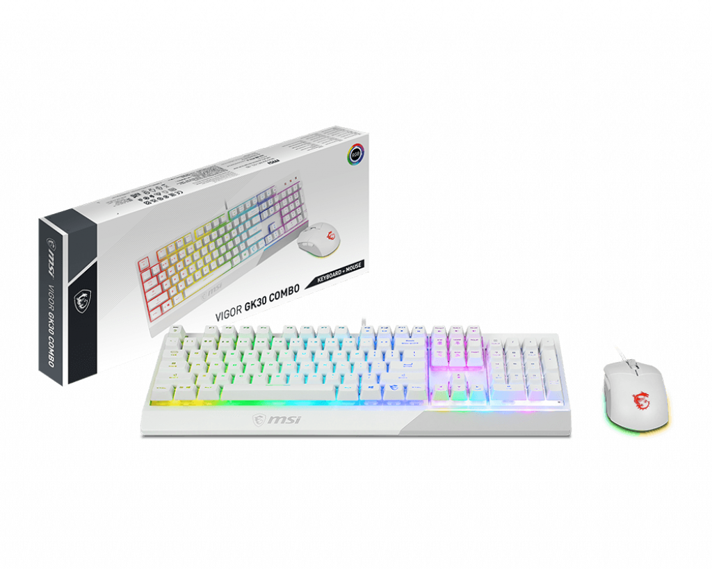 VIGOR GK30 COMBO WHITE US | Zestawy komputerowe